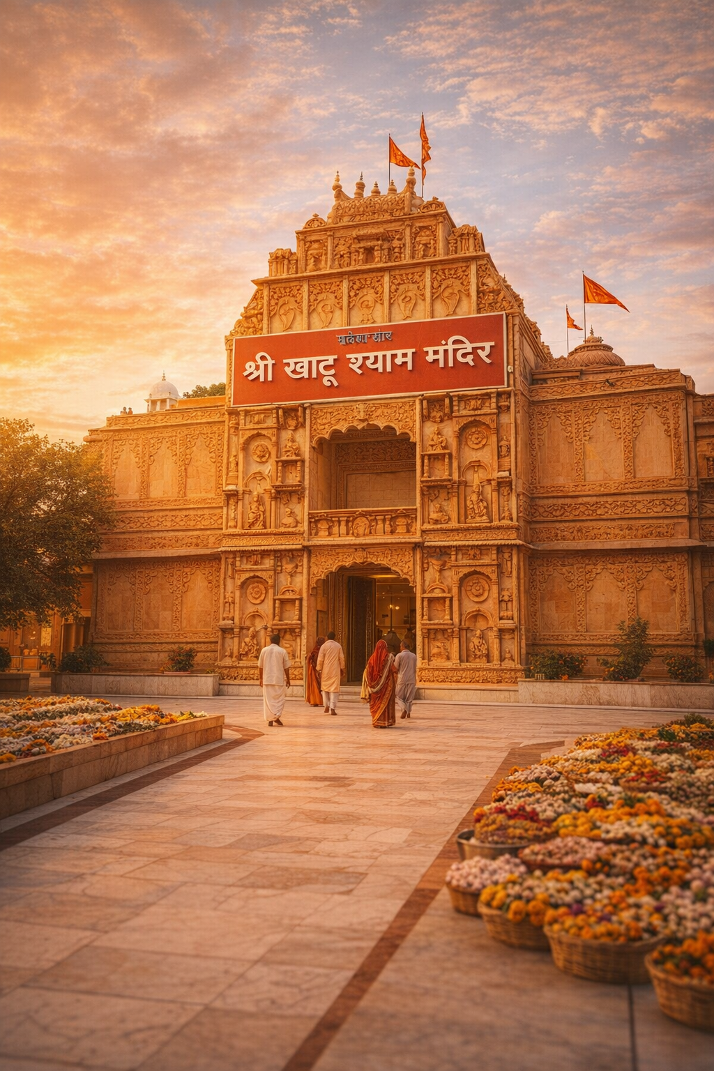 Shri Khatushyam Ji Temple — book comfortable stays nearby with Lakshya 360 Holidays